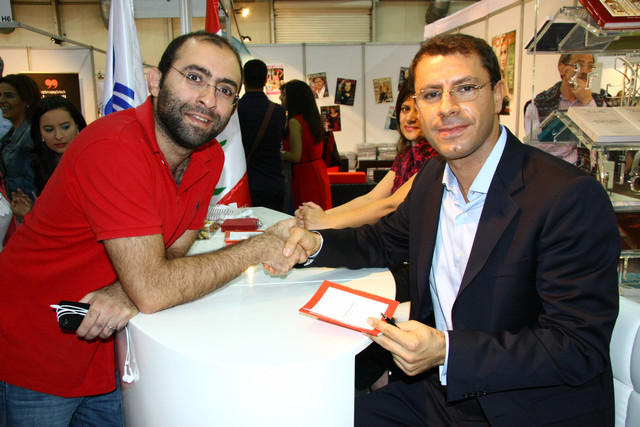 Abdo Medlej book signing